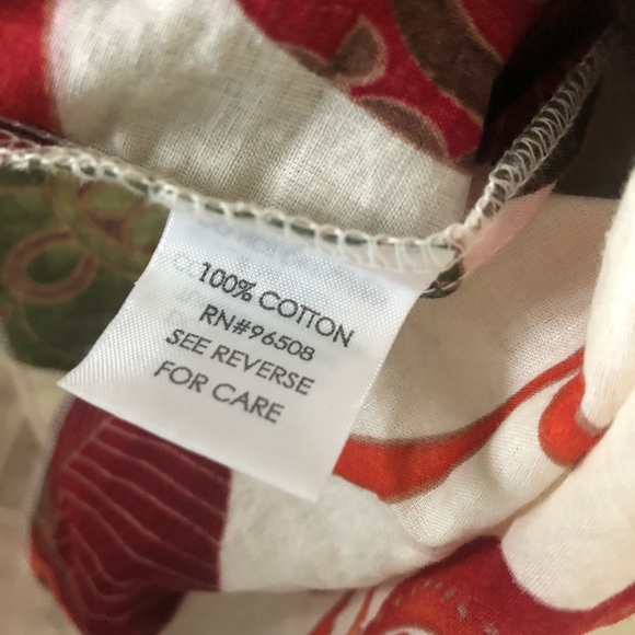 {Sugar Tart} Chocolate Brown Floral Peasant Top - Picture 5 of 6